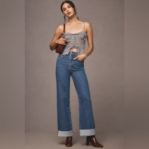 Pilcro Blue Flare Jeans